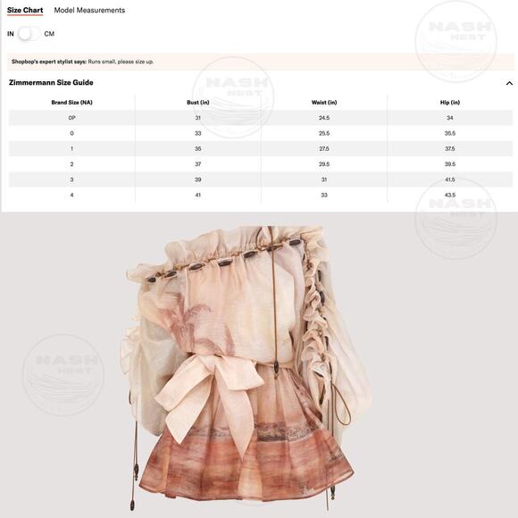 Zimmermann Illuminate Mini Dress 0 US 2, 4 | Rust Seascape 2025 Runway NWT $2265 - Picture 6 of 13